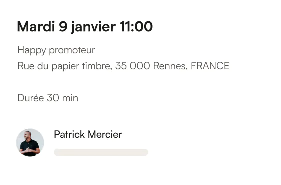 Interface espace acquéreur personnalisé